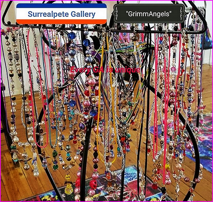 grimm angel lucky pendants handmade by surrealpete