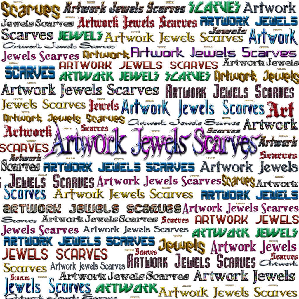 Jewels and scarves by surrealpete